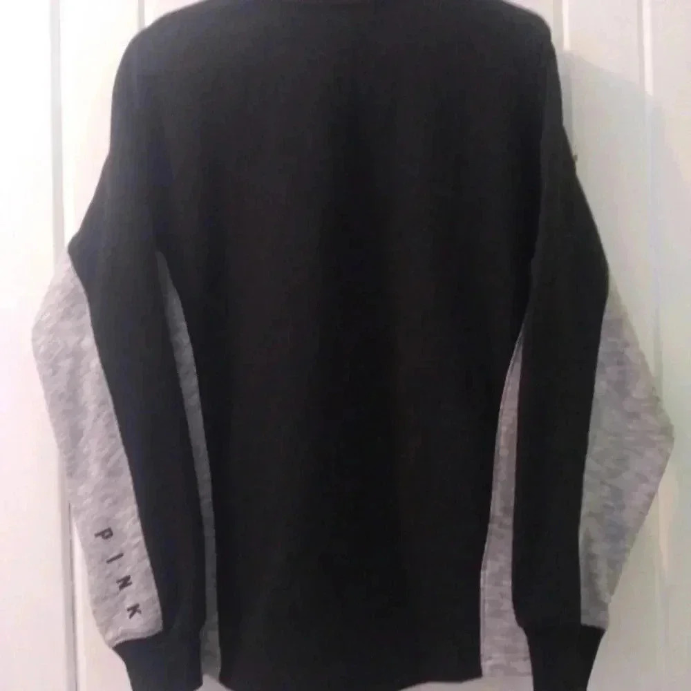 Vs pink 1/2 zip pullover oversized X-small NWT - Picture 3 of 5